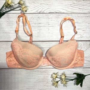 Victoria Secret Allover Lace Lined Demi Bra